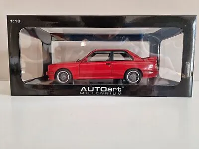 AUTOart 1/18 BMW M3 E30 Sport Evolution - Red - 1990 - 70561 • $684.99