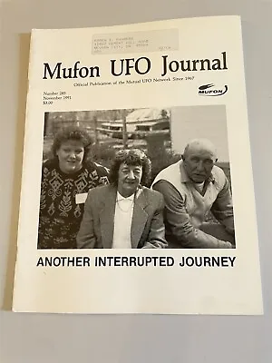 Mutual UFO Network MUFON Journal #283 November 1991 Alien • $11.49