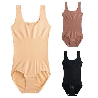 £10.67 • Buy Bodysuit Compression Garment For Women Crotch Buckle Slimming Shapewear