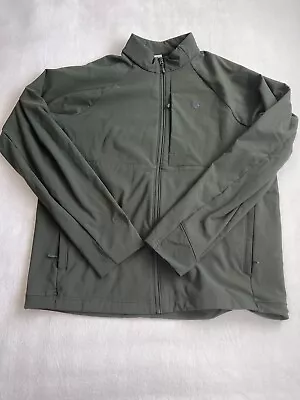 Mountain Hardwear Jacket XXL Green Full Zip Fleece Outdoor Mens • $29.99