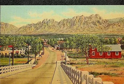 VTG Organ Mountains And Viaduct Las Cruces NM Linen Unposted • $4