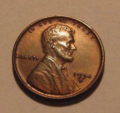 1934 D Lincoln Cent Penny - AU+ Condition - 86SA-2 • $0.99