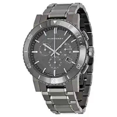 Burberry The City BU9381 Chronograph Stainless Steel Men's Watch Swiss Made • $279
