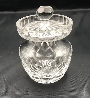 Vintage Signed Waterford Crystal Honey Or Jam Jar With Lid • $19.99