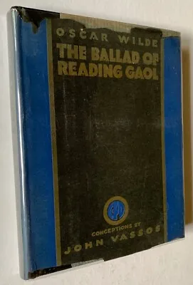 Oscar Wilde John Vassos / The Ballad Of Reading Gaol In Dustjacket 1928 • $110