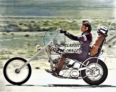 1969 Peter Fonda Easy Rider Harley Davidson Motorcycle Chopper 8x10 Color Photo • $14.41