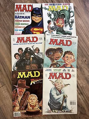 Mad Magazine Lot - 220 228 236 242 268 289 Star Wars E.T. Batman Aliens • $64.99