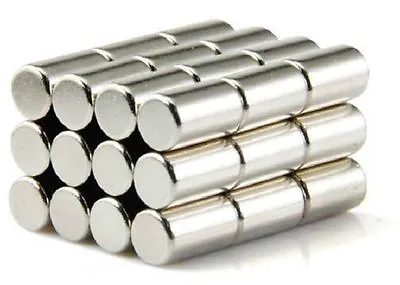 10-100PCS Super Strong Round Cylinder Magnets 6 X 10mm Rare Earth Neodymium N35 • $16.02