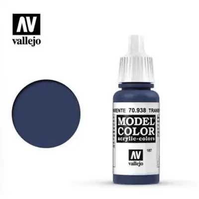 £2.85 • Buy Vallejo Model Color 17ml 938 Transparent Blue