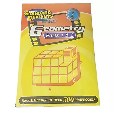Standard Deviants - Geometry Parts 1  2 (DVD 2001) SEALED NEVER OPENED RARE • $24.93