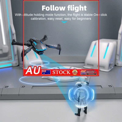 $53.49 • Buy 4k HD Dual Camera Rc Drone Auto Return Remote Control Quadcopter With Led Lights