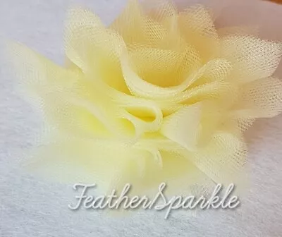 Craft Flowers Tulle Fabric Flower Tulle Flower Haberdashery. Flower Handmade • £2.50