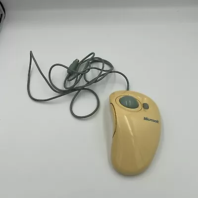 Microsoft Intellimouse X03-09209 Trackball Mouse Serial PS/2 • $19.96