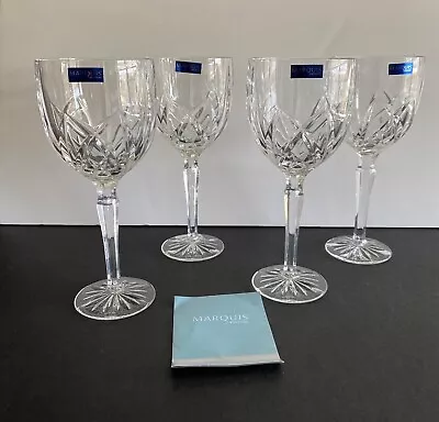 Waterford Marquis Brookside Goblets Set Of 4 New Without Box • $39
