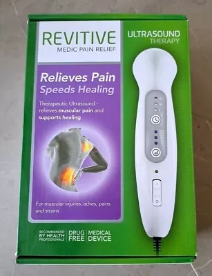 REVITIVE Personal Ultrasound Therapy UT1033 - Muscular Pain Relief Machine • £65