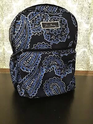 NICE! Dark & Lite Blue Vera Bradley Backpack! USED But In Great Condition • $45