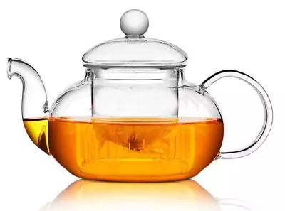 400ml Glass Teapot Glass Teapot Stovetop Safe Stovetop Safe Tea Set Clear New • $15.99