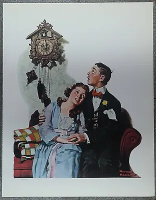 Norman Rockwell 50 Favorites Poster   Courting Couple At Midnight  1919 • $5.99