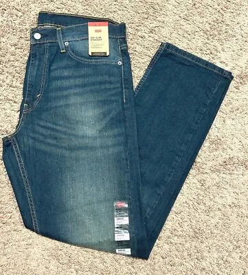 Levi's 513 Slim Straight Blue Jeans W/ Stretch Men's Sizes RT$69.5 NWT 0200 • $44.99