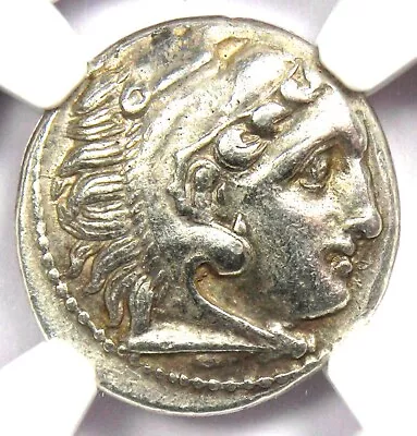 Philip III Alexander The Great AR Drachm Coin 323 BC - NGC Choice XF 5/5 Strike • $403.75