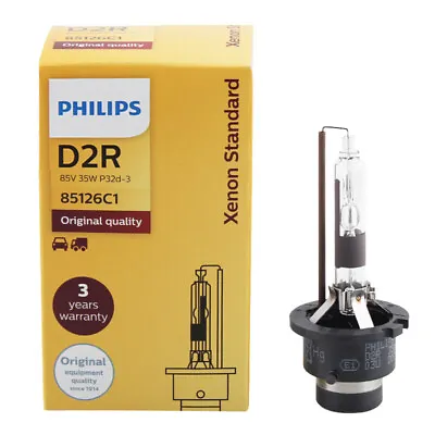 $19.70 • Buy Philips D2R 85126 35W HID Xenon Headlight Bulb Direct Replacement