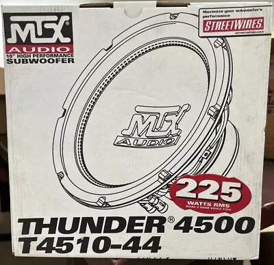 MTX T4510-44 10 Inch Car Subwoofer Dual 4 OHM Voice Coil • $79.99