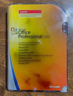 MS Office Basic 2003 + MS Office Pro 2007 Upgrade W/ Product Keys • $40