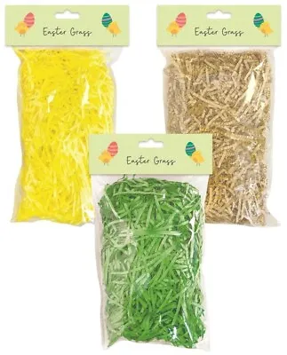 Easter Fake Grass Straw Shredded Paper Hat Bonnet Decoration Hamper Basket Craft • £4.45