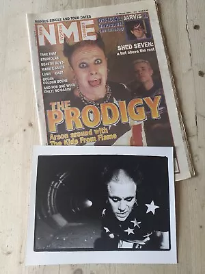 £250 • Buy Rare Keith Flint Firestarter Prodigy Print Photograph Signed Derek Ridgers & Nme