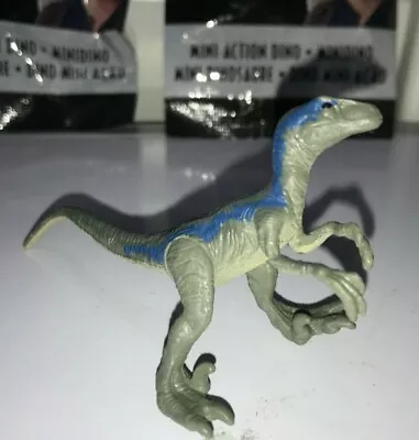 Velocirator Blue Jurassic World Mini Action Dino Figure Bag Sealed New  • $1.95