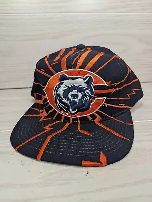 Vtg Chicago Bears Starter Snapback Hat Collision NFL Shockwave Cap Carl Simpson • $79.99