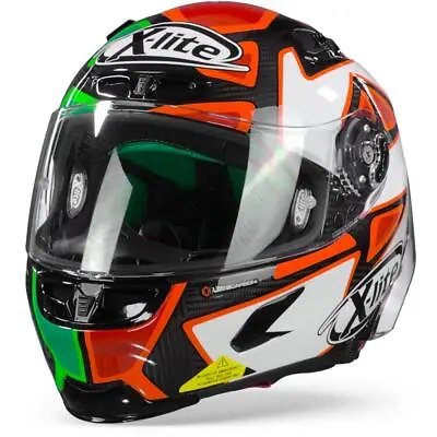 $496.46 • Buy X-Lite X-803 RS Ultra Carbon Petrucci Misano 028 Full Face Helmet Motorcycle ...