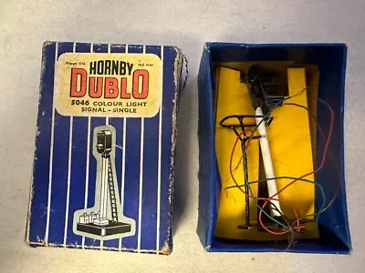 Hornby Dublo  5046   SINGLE  COLOUR LIGHT   SIGNAL  Boxed • £5