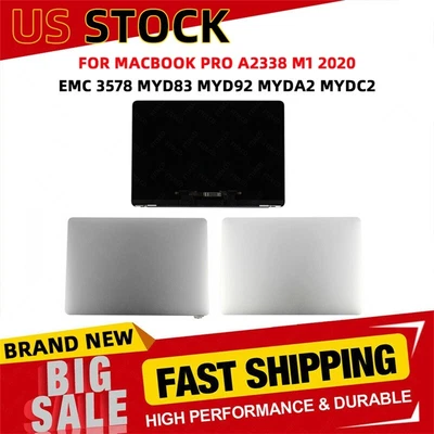 $212.99 • Buy A+ NEW For Apple MacBook Pro A2338 M1 2020 LCD Screen Display Assembly MYDA2LL/A