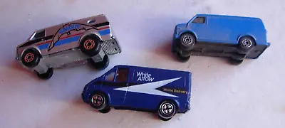 Three Model Vehicles  - Transit Vans • £12