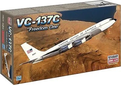 Minicraft VC-137 USAF  Freedom One  (2 Marking Options) 1/144 14624 Model Kit • $18.99