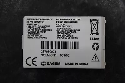 (130) Genuine Sagem Li-ion Battery 287080921 For MY201X MYC4 MYC-4 Brand New • £15.99