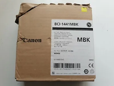 BCI-1441MBK Genuine Canon Matte Black  Ink Tank  - Original! For W8400 330ml • £12