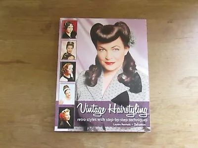 Vintage Hairstyling Retro Styles... By Lauren Rennells  (Softback 2009) • £15