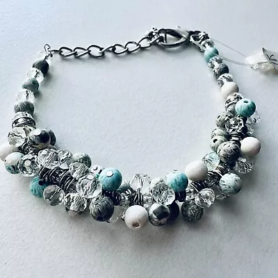 Viva Beads Handmade Crystal Beads Bracelet NWT • $19.90