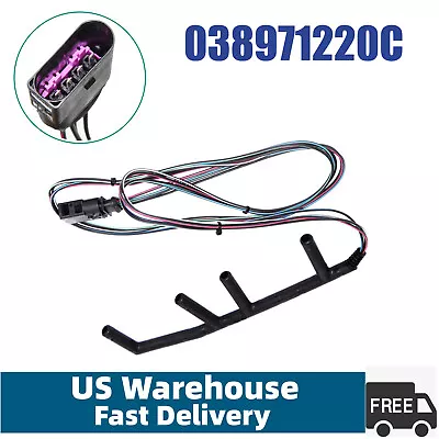 4 Wire Glow Plug Wiring Harness For VW Golf Jetta Beetle TDI 1.9L L4 038971220C • $22.90