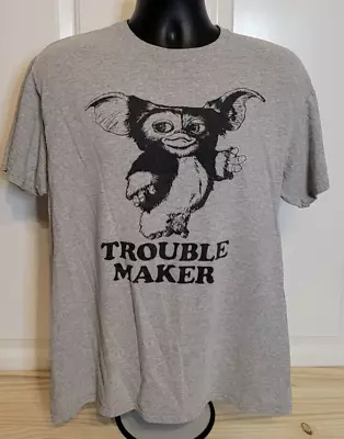 Mens Gremlins Movie Gizmo Trouble Maker Short Sleeve Shirt Large • $11.90