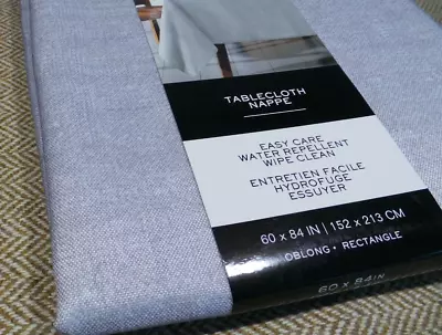 Ralph Lauren Rectangular Tablecloth 60” X 84” In Pale Grey Brand New With Tags • £24.99