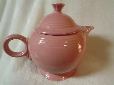 Homer Laughlin Fiesta Tea Pot W/Lid (ROSE) - Vintage (apprx. 1986) • $69.99