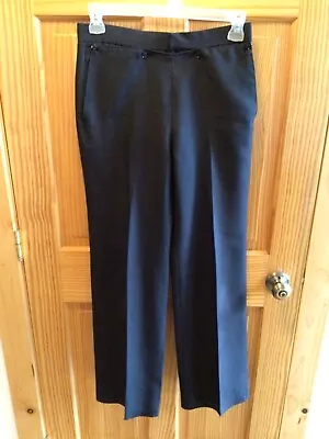 Amish Mennonite Hand Made Black 5Button Broadfall Pants W31 GREAT Plain Clothing • $13.99