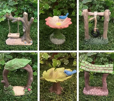 £4.29 • Buy Fairy House Garden Miniature Ornaments Figures Accessory Pot Decorations Statues