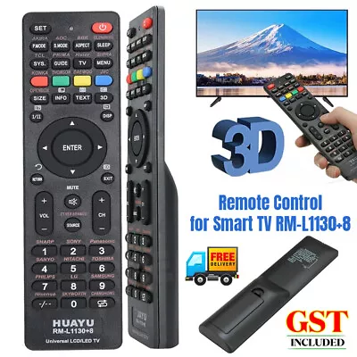 Universal TV Remote Control LCD/LED For Sony/Samsung/Panasonic/LG/TCL/Soniq AU • $7.24