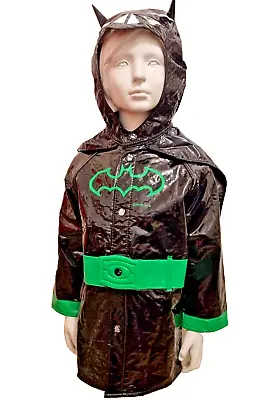 Vintage Batman Forever Kids Raincoat Cape Size 5 1995 DC Comics Collectable  • $65