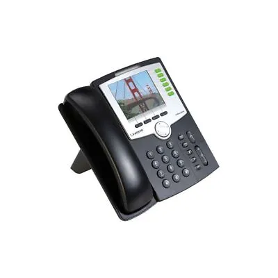 Cisco SPA962 6 Line VoIP IP Color LCD Speaker PoE Phone 2 Ethernet Ports • $368