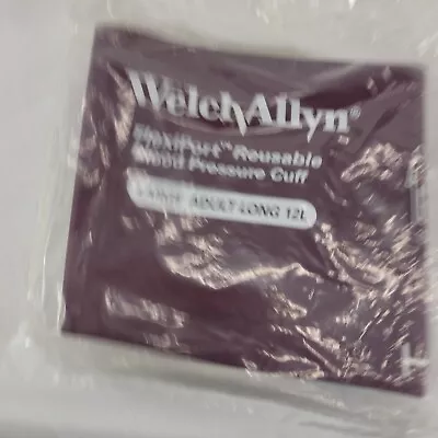 Welch Allyn FlexiPort Reusable Blood Pressure Cuff Large Adult Long 12L • $14.99